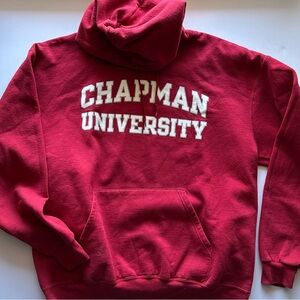 Vintage champion Chapman University Red Hoodie